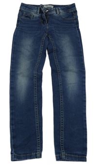 Modré skinny teplákové rifle POCOPIANO