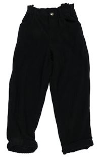 Černé paper bag manšestráky ORCHESTRA