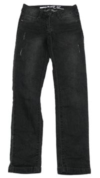 Černošedé skinny rifle ošoupaného vzhledu Pepperts!