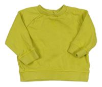 Limetková mikina Mothercare