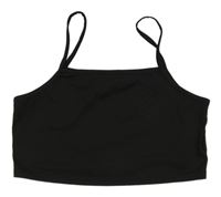 Čierny crop top SHEIN