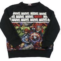 Čierno-farebná mikina s Avengers Next