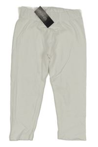 Nové - Biele capri legíny Dunnes