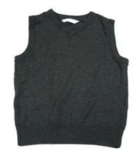 Tmavosivá melírovaná svetrová vesta M&S