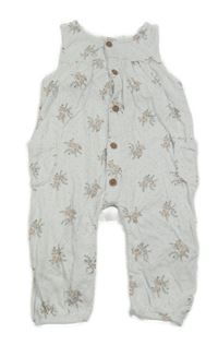 Bílé puntíkaté laclové tepláky s květy M&S