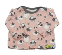 Růžové triko s ovcemi