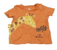 Cihlové tričko s žirafou F&F