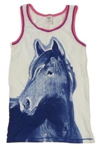 Biely top s koněm Topolino