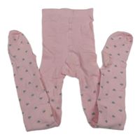 Ružové pančuchy so srdiečkami H&M