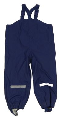 Tmavomodré nepromokavé podšité laclové kalhoty Lily & Dan