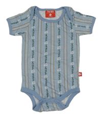 Modré vzorované body