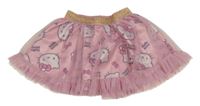 Ružová tylová sukňa s Hello Kitty Sanrio