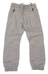 Sivé plátenné cuff nohavice F&F