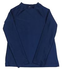 Tmavomodré UV triko H&M