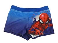 Tmavomodré nohavičkové plavky so Spidermanem Marvel