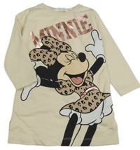 Smetanové teplákové šaty s Minnie H&M