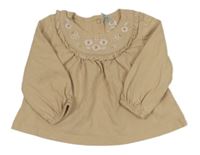 Svetlobéžová tunika s výšivkami C&A