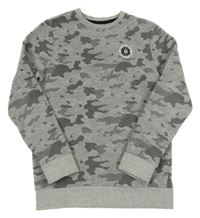 Šedo-černá army mikina F&F