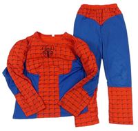 Kostým - 2set - Červeno-safírové triko + kalhoty - Spiderman