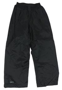 Čierne nepromokavé funkčné nohavice Mountain Warehouse