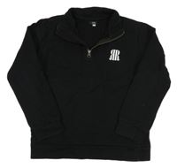 Čierna mikina s logom River Island