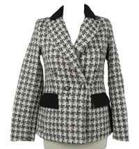 Dámský černo-růžovo-bílý vzorovaný blejzr Shein 