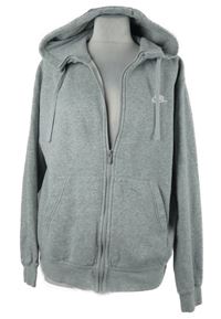 Pánská šedá propínací mikina s kapucí Nike 