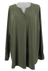 Dámska khaki blúzková á tunika Nina Leonard