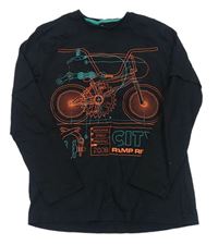 Čierne tričko s bicyklom F&F