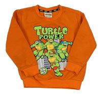Oranžová mikina se Želvami Ninja Nickelodeon