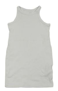 Biela rebrovaná tunika H&M