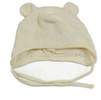 Smotanová plyšová čapica s uškami H&M