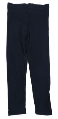 Tmavomodré rebrované legíny George