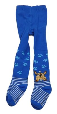 Modré pruhované punčocháče s PAw PAtrol Nickelodeon