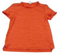 Červené melírované sportovní tričko Decathlon