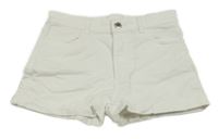 Bílé riflové kraťasy H&M