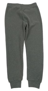 Tmavosivé zamatové tepláky