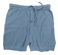 Modro-šedé pletené kraťasy H&M