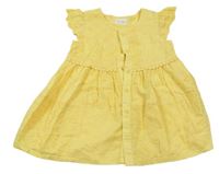 Žlté madeirové šaty Next