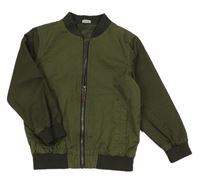 Khaki plátěný jarní bomber George