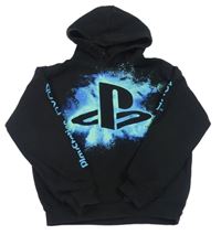 Čierna mikina s potlačou a kapucí - PlayStation H&M