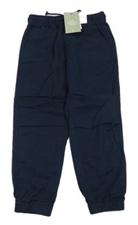 Nové - Tmavomodré jogger kalhoty H&M