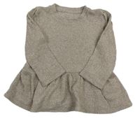 Béžové melírované úpletové tričko Matalan