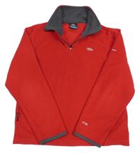 Červená fleecová funkčná mikina Trespass