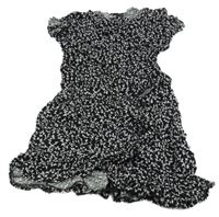 Čierne kvetinové šaty Zeeman