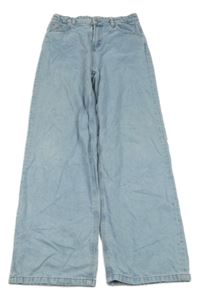 Světlemodré široké rifle M&S