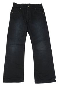 Tmavomodročerné rifle H&M