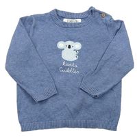 Modrý sveter s koalou F&F