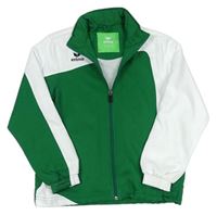 Bielo-zelená šušťáková športová bunda Erima