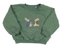 Zelená oversize mikina Peter Rabbit M&S